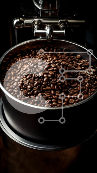 Intra Συλλεκτικό Ξύλινο Παζλ Plywood  4mm - Όμορφη εικόνα από φρεσκοψημένους κόκκους καφέ Σε Ξύλινο Κουτί - Διαστάσεις: 10x10 cm – 25 κομμάτια