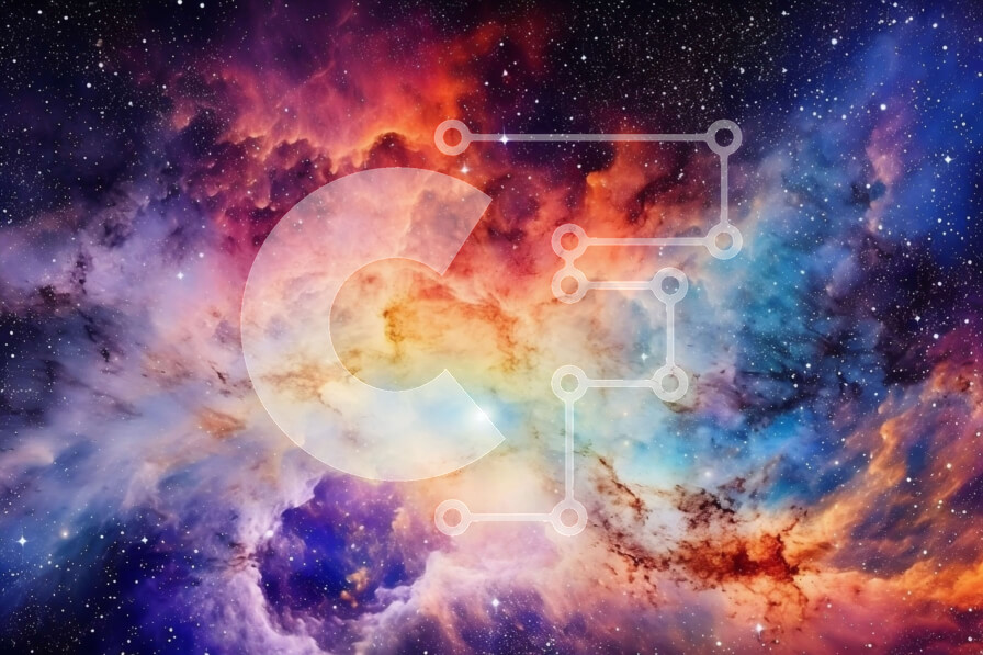 Intra Συλλεκτικό Ξύλινο Παζλ Plywood  4mm - Εκπληκτική εικόνα ενός νεφελώματος στο διάστημα με λαμπρά χρώματα Σε Ξύλινο Κουτί - Διαστάσεις: 10x10 cm – 25 κομμάτια