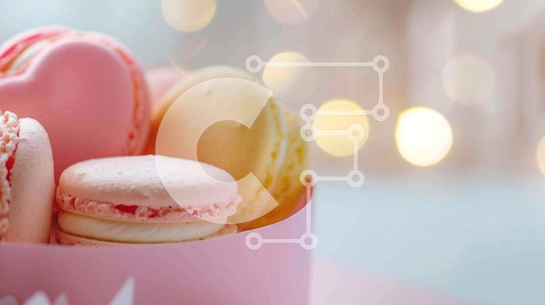 Σετ των 2 Intra Συλλεκτικό Ξύλινο Παζλ Plywood  4mm - Ποικιλία αμυγδαλωτών και γλυκών λιχουδιών σε ροζ κουτί Σε Ξύλινο Κουτί - Διαστάσεις: 10x10 cm – 25 κομμάτια