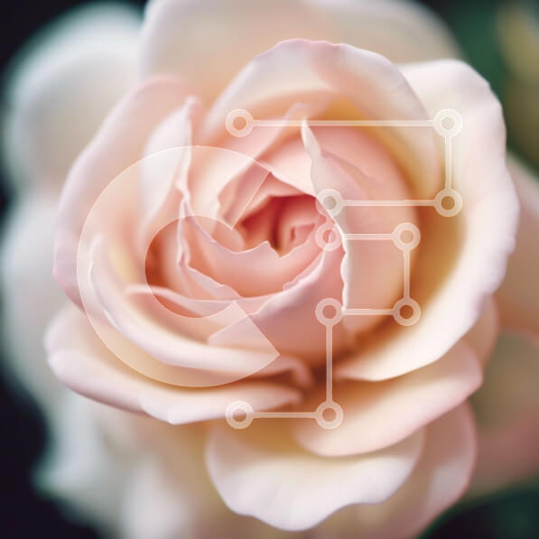 Intra Συλλεκτικό Ξύλινο Παζλ Plywood  4mm - Όμορφη κινηματογράφηση σε πρώτο πλάνο ενός ροζ τριαντάφυλλου με ευαίσθητα πέταλα Σε Ξύλινο Κουτί - Διαστάσεις: 10x10 cm – 25 κομμάτια