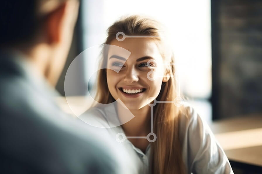 Intra Συλλεκτικό Ξύλινο Παζλ Plywood  4mm - Φιλικό ραντεβού σε καφενείο με ένα χαμογελαστό ζευγάρι Σε Ξύλινο Κουτί - Διαστάσεις Puzzle: 10x10 cm – 25 κομμάτια