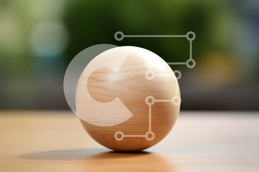 Intra Συλλεκτικό Ξύλινο Παζλ Plywood  4mm - Ξύλινο αυγό σε ένα ξύλινο τραπέζι Σε Ξύλινο Κουτί - Διαστάσεις Puzzle: 10x10 cm – 25 κομμάτια