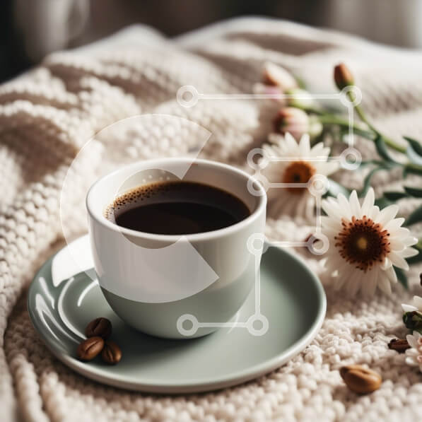 Σετ των 2 Intra Συλλεκτικό Ξύλινο Παζλ Plywood  4mm - Άνετο διάλειμμα για καφέ με γάλα και ζάχαρη Σε Ξύλινο Κουτί - Διαστάσεις: 10x10 cm – 25 κομμάτια