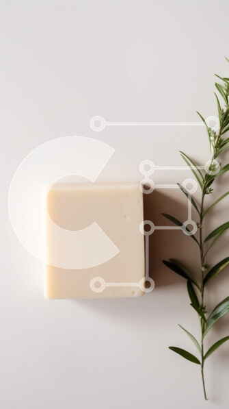 Intra Συλλεκτικό Ξύλινο Παζλ Plywood  4mm - Σαπούνι με κλωναράκι δεντρολίβανου Σε Ξύλινο Κουτί - Διαστάσεις Puzzle: 10x10 cm – 25 κομμάτια