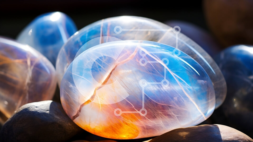 Intra Συλλεκτικό Ξύλινο Παζλ Plywood  4mm - Πολύχρωμα κρύσταλλα σε βράχους Σε Ξύλινο Κουτί - Διαστάσεις Puzzle: 10x10 cm – 25 κομμάτια