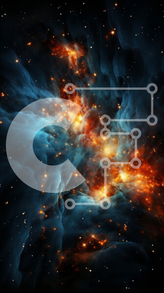 Intra Συλλεκτικό Ξύλινο Παζλ Plywood  4mm - Όμορφη εικόνα ενός νεφελώματος - Ένα παράθυρο στο σύμπαν Σε Ξύλινο Κουτί - Διαστάσεις Puzzle: 10x10 cm – 25 κομμάτια