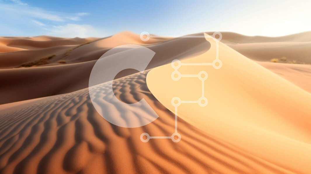 Intra Συλλεκτικό Ξύλινο Παζλ Plywood  4mm - Εκπληκτικό ερημικό τοπίο με αμμόλοφους και καταγάλανο ουρανό Σε Ξύλινο Κουτί - Διαστάσεις: 10x10 cm – 25 κομμάτια