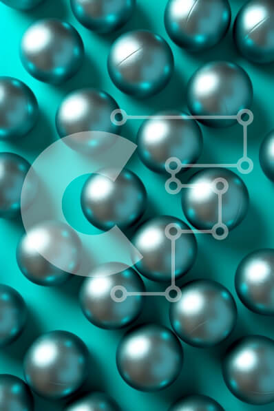 Σετ των 2 Intra Συλλεκτικό Ξύλινο Παζλ Plywood  4mm - Όμορφη εικόνα με ασημένια και μπλε αυγά σε τιρκουάζ φόντο Σε Ξύλινο Κουτί - Διαστάσεις: 10x10 cm – 25 κομμάτια