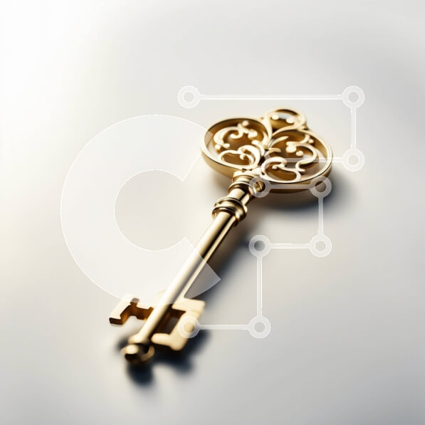 Intra Συλλεκτικό Ξύλινο Παζλ Plywood  4mm - Περίπλοκο χρυσό κλειδί για ξεκλείδωμα ειδικών στιγμών Σε Ξύλινο Κουτί - Διαστάσεις: 10x10 cm – 25 κομμάτια