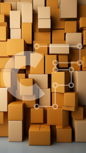 Intra Συλλεκτικό Ξύλινο Παζλ Plywood  4mm - Στοιβαγμένα κουτιά από χαρτόνι σε σχήμα πυραμίδας Σε Ξύλινο Κουτί - Διαστάσεις: 10x10 cm – 25 κομμάτια