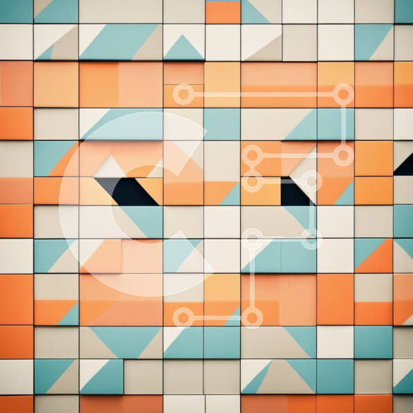 Intra Συλλεκτικό Ξύλινο Παζλ Plywood  4mm - Κοντινό πλάνο του ξεπερασμένου τοίχου από τούβλα με τυχαίο μοτίβο Σε Ξύλινο Κουτί - Διαστάσεις Puzzle: 10x10 cm – 25 κομμάτια