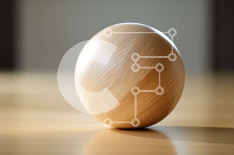 Intra Συλλεκτικό Ξύλινο Παζλ Plywood  4mm - Ξύλινο αυγό σε ξύλινο τραπέζι Σε Ξύλινο Κουτί - Διαστάσεις: 10x10 cm – 25 κομμάτια