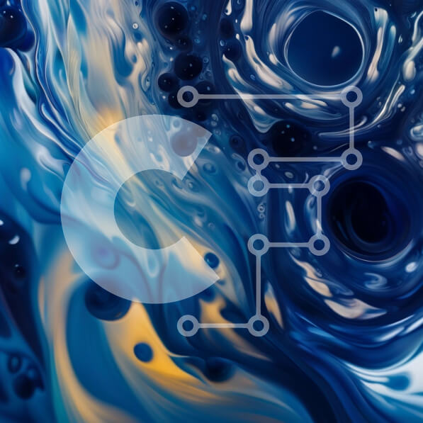 Intra Συλλεκτικό Ξύλινο Παζλ Plywood  4mm - Πολύχρωμη αφηρημένη ζωγραφική με στροβιλιζόμενα σχήματα και πιτσιλιές χρώματος Σε Ξύλινο Κουτί - Διαστάσεις Puzzle: 10x10 cm – 25 κομμάτια