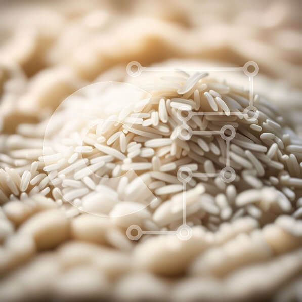 Σετ των 2 Intra Συλλεκτικό Ξύλινο Παζλ Plywood  4mm - Κοντινό πλάνο ενός σωρού από λευκό ρύζι Σε Ξύλινο Κουτί - Διαστάσεις: 10x10 cm – 25 κομμάτια