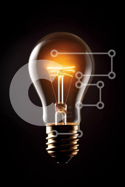 Intra Συλλεκτικό Ξύλινο Παζλ Plywood  4mm - Όμορφη εικόνα μιας λάμπας με ζεστή κίτρινη λάμψη Σε Ξύλινο Κουτί - Διαστάσεις: 10x10 cm – 25 κομμάτια