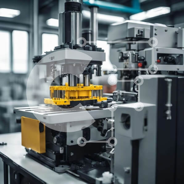 Intra Συλλεκτικό Ξύλινο Παζλ Plywood  4mm - Μηχανή κατασκευής πλαστικών ανταλλακτικών σε βιομηχανικό περιβάλλον Σε Ξύλινο Κουτί - Διαστάσεις Puzzle: 10x10 cm – 25 κομμάτια