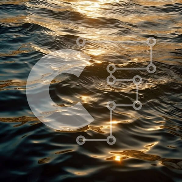 Intra Συλλεκτικό Ξύλινο Παζλ Plywood  4mm - Εκπληκτικό ηλιοβασίλεμα στον ωκεανό με ζεστή πορτοκαλί και κίτρινη λάμψη Σε Ξύλινο Κουτί - Διαστάσεις: 10x10 cm – 25 κομμάτια