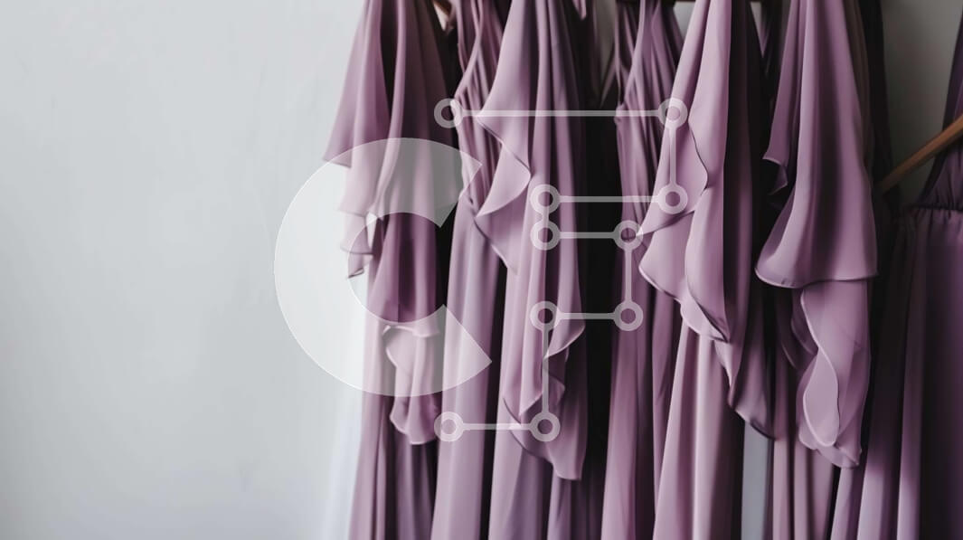 Intra Συλλεκτικό Ξύλινο Παζλ Plywood  4mm - Μωβ φορέματα παράνυμφων στην οθόνη Σε Ξύλινο Κουτί - Διαστάσεις Puzzle: 10x10 cm – 25 κομμάτια