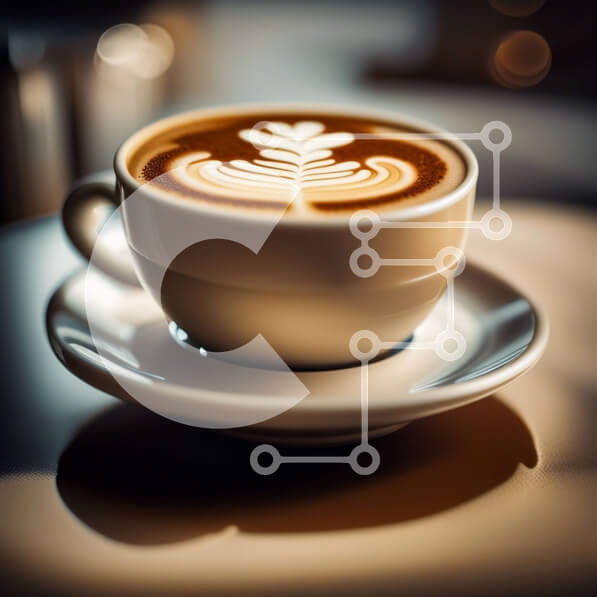 Σετ των 2 Intra Συλλεκτικό Ξύλινο Παζλ Plywood  4mm - Όμορφο φλιτζάνι καφέ με καρδιά Latte Art Σε Ξύλινο Κουτί - Διαστάσεις: 10x10 cm – 25 κομμάτια