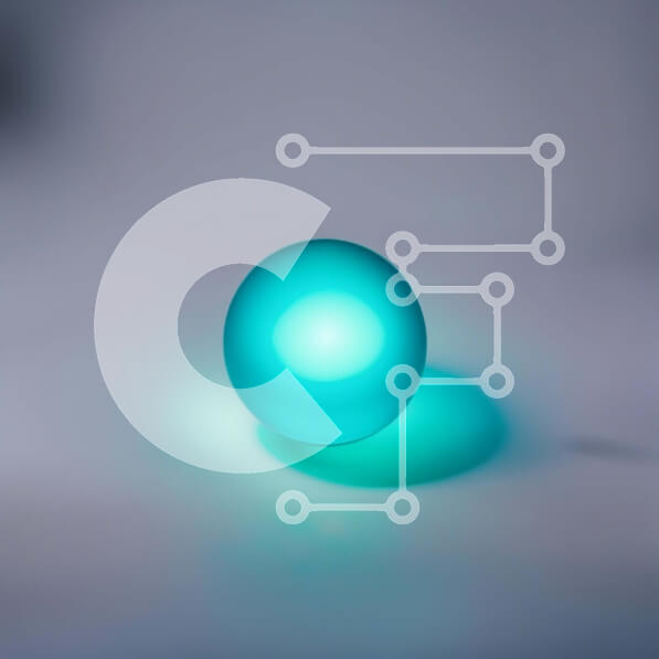 Intra Συλλεκτικό Ξύλινο Παζλ Plywood  4mm - Εκπληκτική μπλε γυάλινη μπάλα σε μια καθαρή λευκή επιφάνεια Σε Ξύλινο Κουτί - Διαστάσεις: 10x10 cm – 25 κομμάτια