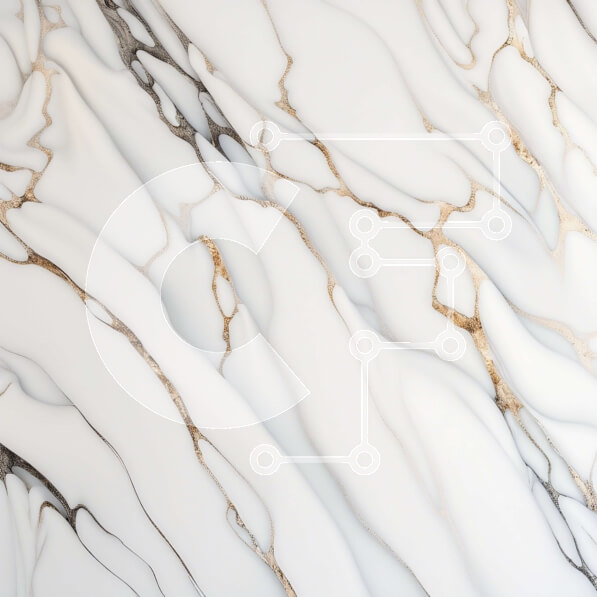 Intra Συλλεκτικό Ξύλινο Παζλ Plywood  4mm - Εκπληκτικός λευκός μαρμάρινος τοίχος με χρυσές φλέβες Σε Ξύλινο Κουτί - Διαστάσεις Puzzle: 10x10 cm – 25 κομμάτια