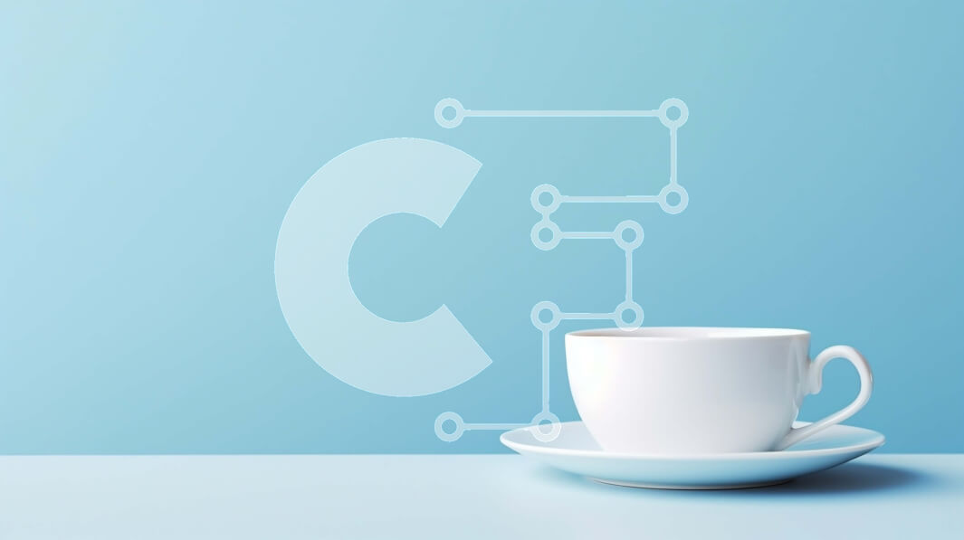 Σετ των 2 Intra Συλλεκτικό Ξύλινο Παζλ Plywood  4mm - Λευκό φλιτζάνι καφέ και πιατάκι στο μπλε τραπέζι Σε Ξύλινο Κουτί - Διαστάσεις: 10x10 cm – 25 κομμάτια