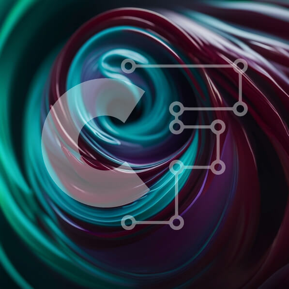 Intra Συλλεκτικό Ξύλινο Παζλ Plywood  4mm - Ζωντανή αφηρημένη εικόνα του στροβιλιζόμενου πολύχρωμου υγρού Σε Ξύλινο Κουτί - Διαστάσεις Puzzle: 10x10 cm – 25 κομμάτια