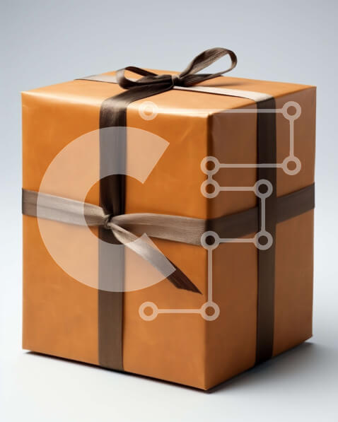 Intra Συλλεκτικό Ξύλινο Παζλ Plywood  4mm - Όμορφο καφέ κουτί δώρου με κορδέλα Σε Ξύλινο Κουτί - Διαστάσεις: 10x10 cm – 25 κομμάτια