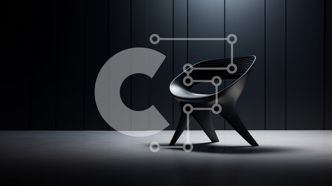 Intra Συλλεκτικό Ξύλινο Παζλ Plywood  4mm - Μαύρη καρέκλα σε μοντέρνο και μινιμαλιστικό σχέδιο Σε Ξύλινο Κουτί - Διαστάσεις Puzzle: 10x10 cm – 25 κομμάτια