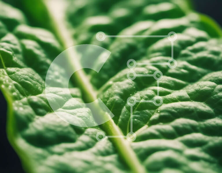 Intra Συλλεκτικό Ξύλινο Παζλ Plywood  4mm - Κοντινή εικόνα των φρεσκοκομμένων πράσινων φύλλων Σε Ξύλινο Κουτί - Διαστάσεις: 10x10 cm – 25 κομμάτια