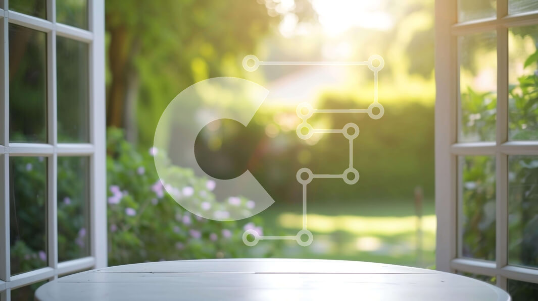 Intra Συλλεκτικό Ξύλινο Παζλ Plywood  4mm - Λευκό τραπέζι από ανοιχτό παράθυρο με θέα σε εξωτερικούς χώρους Σε Ξύλινο Κουτί - Διαστάσεις Puzzle: 10x10 cm – 25 κομμάτια