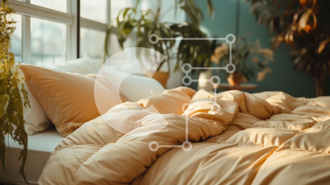 Intra Συλλεκτικό Ξύλινο Παζλ Plywood  4mm - Καλά φωτισμένο υπνοδωμάτιο με φυσικό φως Σε Ξύλινο Κουτί - Διαστάσεις Puzzle: 10x10 cm – 25 κομμάτια