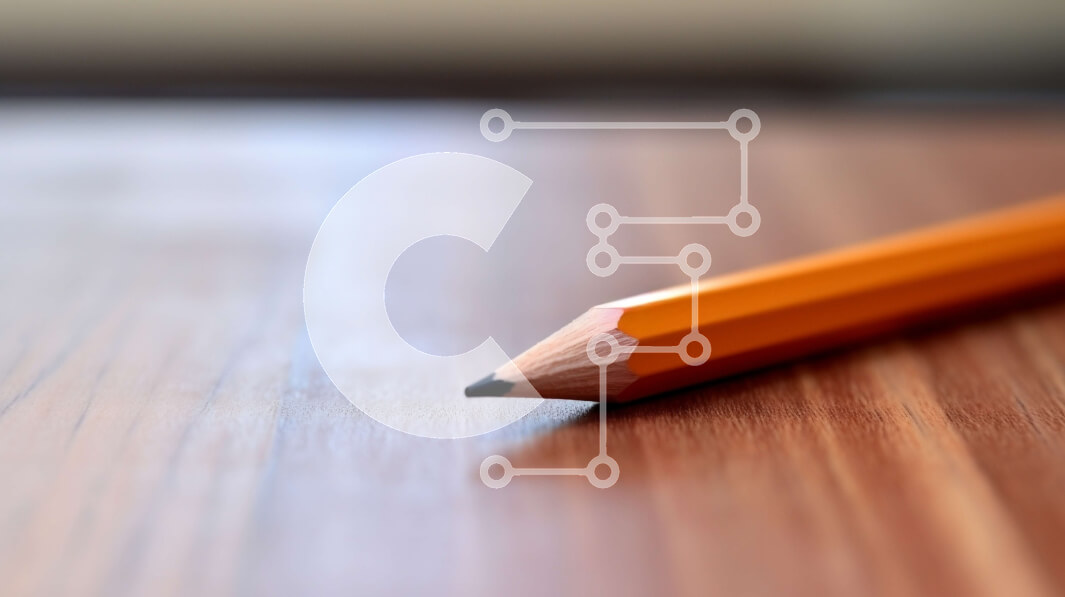 Intra Συλλεκτικό Ξύλινο Παζλ Plywood  4mm - Πορτοκαλί μολύβι σε ξύλινο τραπέζι Σε Ξύλινο Κουτί - Διαστάσεις: 10x10 cm – 25 κομμάτια