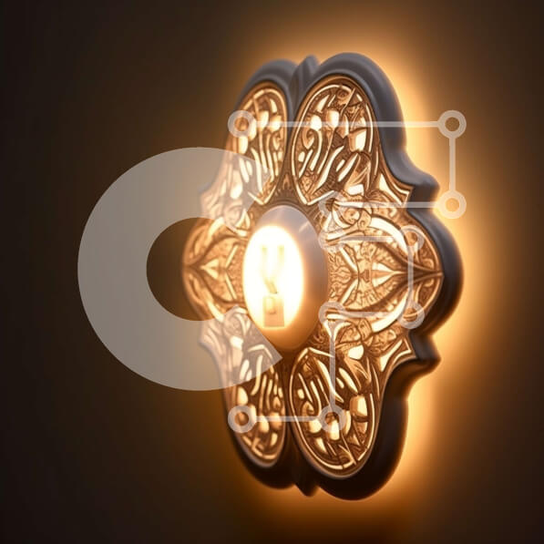 Intra Συλλεκτικό Ξύλινο Παζλ Plywood  4mm - Κομψή λευκή πορσελάνινη απλίκα τοίχου με floral σχέδιο Σε Ξύλινο Κουτί - Διαστάσεις Puzzle: 10x10 cm – 25 κομμάτια