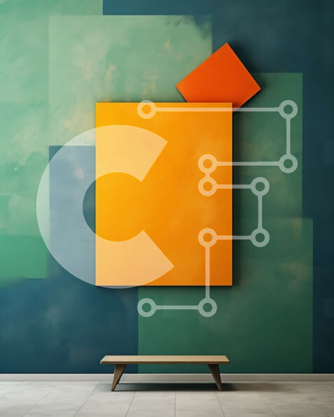 Intra Συλλεκτικό Ξύλινο Παζλ Plywood  4mm - Κενός καμβάς με ξύλινο πάγκο και γεωμετρική τέχνη τοίχων Σε Ξύλινο Κουτί - Διαστάσεις Puzzle: 10x10 cm – 25 κομμάτια