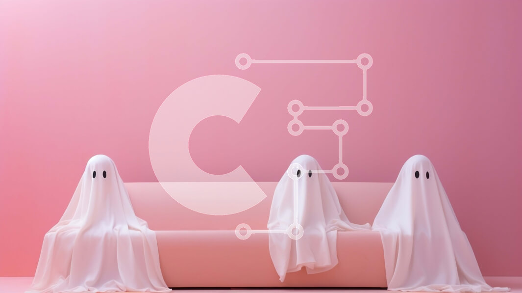 Intra Συλλεκτικό Ξύλινο Παζλ Plywood  4mm - Τρία φαντάσματα σε έναν ροζ καναπέ Σε Ξύλινο Κουτί - Διαστάσεις Puzzle: 10x10 cm – 25 κομμάτια