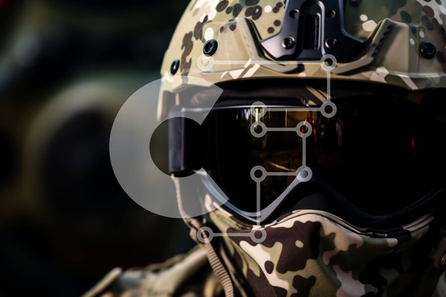 Intra Συλλεκτικό Ξύλινο Παζλ Plywood  4mm - Στρατιώτης με καμουφλάζ χακί με στρατιωτικά οχήματα Σε Ξύλινο Κουτί - Διαστάσεις Puzzle: 10x10 cm – 25 κομμάτια