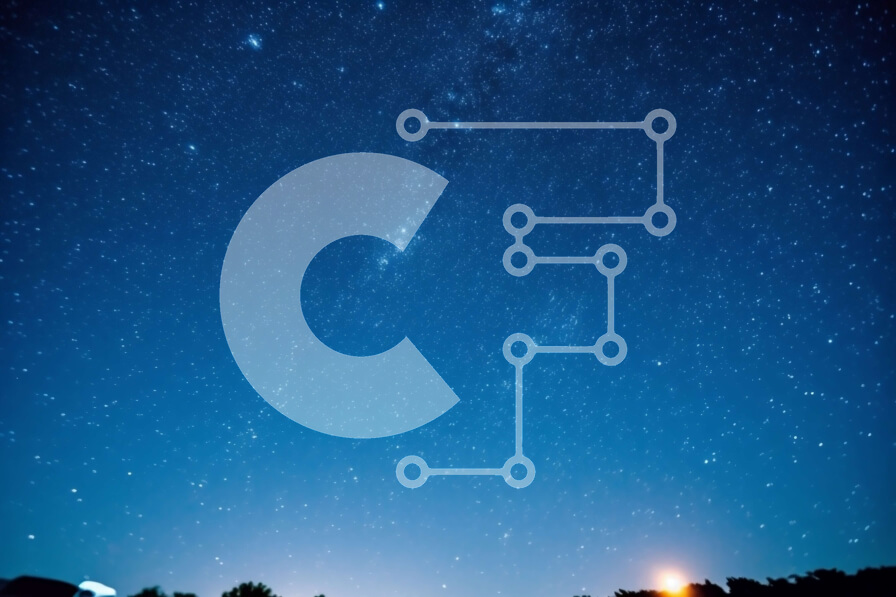 Intra Συλλεκτικό Ξύλινο Παζλ Plywood  4mm - Ειρηνικός νυχτερινός ουρανός με αστέρια και δέντρα σε κάθε πλευρά του δρόμου Σε Ξύλινο Κουτί - Διαστάσεις: 10x10 cm – 25 κομμάτια