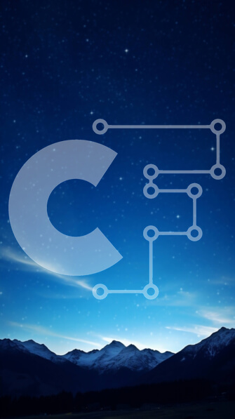 Σετ των 2 Intra Συλλεκτικό Ξύλινο Παζλ Plywood  4mm - Νυχτερινός ουρανός με αστέρια και βουνά Σε Ξύλινο Κουτί - Διαστάσεις: 10x10 cm – 25 κομμάτια