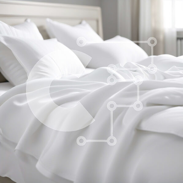 Intra Συλλεκτικό Ξύλινο Παζλ Plywood  4mm - Καθαρό και άνετο κρεβάτι με λευκά σεντόνια και κουβέρτες Σε Ξύλινο Κουτί - Διαστάσεις Puzzle: 10x10 cm – 25 κομμάτια