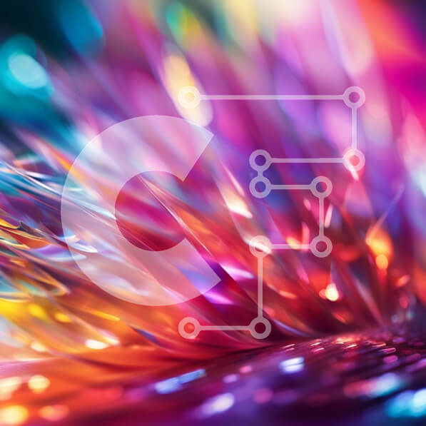 Intra Συλλεκτικό Ξύλινο Παζλ Plywood  4mm - Πολύχρωμη αφηρημένη σύνθεση Σε Ξύλινο Κουτί - Διαστάσεις Puzzle: 10x10 cm – 25 κομμάτια