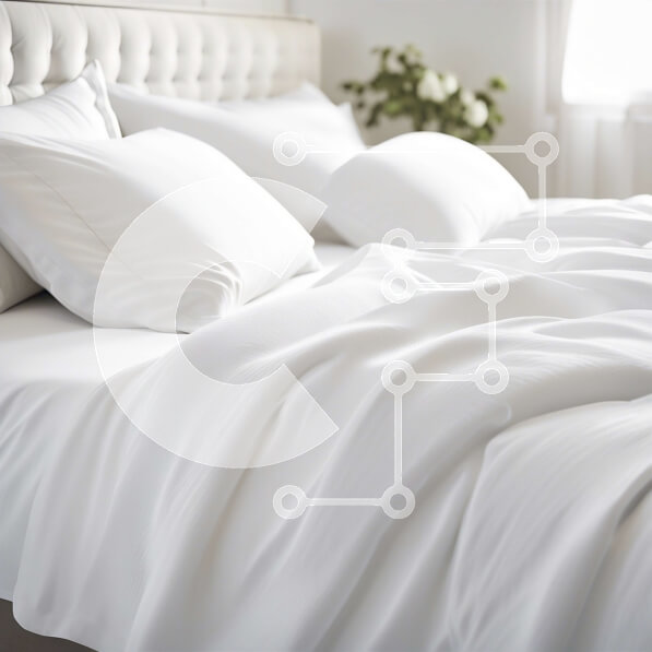 Intra Συλλεκτικό Ξύλινο Παζλ Plywood  4mm - Τραγανό και καθαρό κρεβάτι με λευκά σεντόνια και μαξιλάρια Σε Ξύλινο Κουτί - Διαστάσεις Puzzle: 10x10 cm – 25 κομμάτια