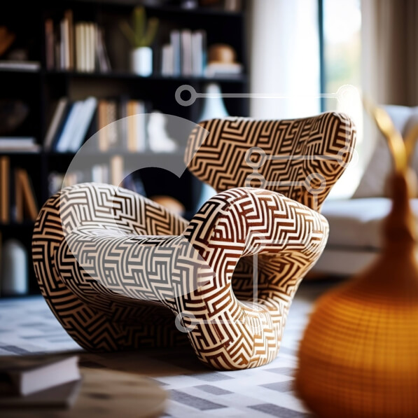 Intra Συλλεκτικό Ξύλινο Παζλ Plywood  4mm - Κομψό και ευρύχωρο σαλόνι με φυσικό φως Σε Ξύλινο Κουτί - Διαστάσεις Puzzle: 10x10 cm – 25 κομμάτια