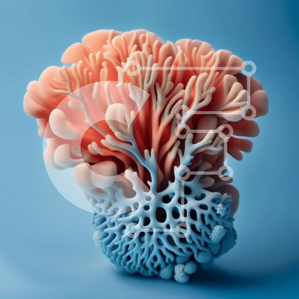 Σετ των 2 Intra Συλλεκτικό Ξύλινο Παζλ Plywood  4mm - Πολύχρωμη εικόνα ενός ζαχαροκάλαμου σε γαλάζιο φόντο Σε Ξύλινο Κουτί - Διαστάσεις: 10x10 cm – 25 κομμάτια