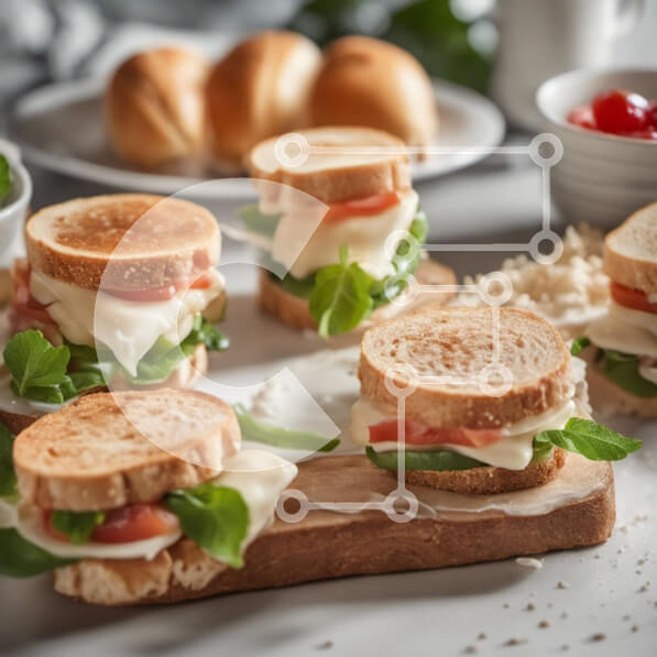 Σετ των 2 Intra Συλλεκτικό Ξύλινο Παζλ Plywood  4mm - Σάντουιτς σε ξύλινη σανίδα κοπής Σε Ξύλινο Κουτί - Διαστάσεις: 10x10 cm – 25 κομμάτια