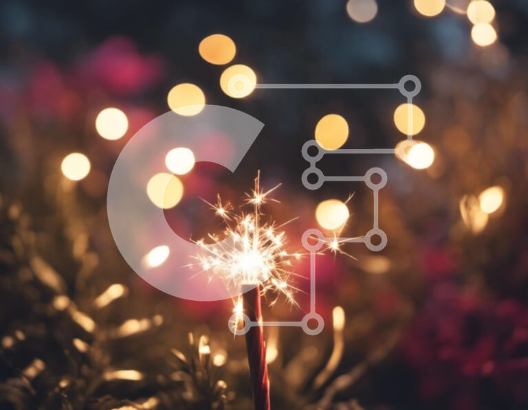 Intra Συλλεκτικό Ξύλινο Παζλ Plywood  4mm - Πολύχρωμο βεγγαλικό για γιορτές και εκδηλώσεις Σε Ξύλινο Κουτί - Διαστάσεις: 10x10 cm – 25 κομμάτια