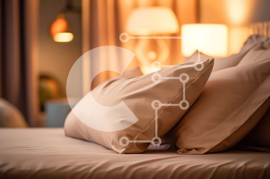 Intra Συλλεκτικό Ξύλινο Παζλ Plywood  4mm - Άνετο και άνετο κρεβάτι με χνουδωτά μαξιλάρια και λευκό αναπαυτικό Σε Ξύλινο Κουτί - Διαστάσεις Puzzle: 10x10 cm – 25 κομμάτια