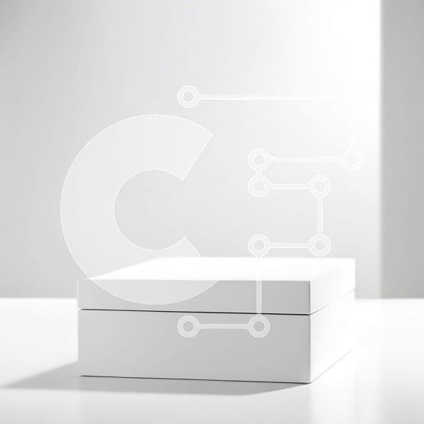 Intra Συλλεκτικό Ξύλινο Παζλ Plywood  4mm - Μινιμαλιστικό λευκό κουτί στο τραπέζι Σε Ξύλινο Κουτί - Διαστάσεις: 10x10 cm – 25 κομμάτια