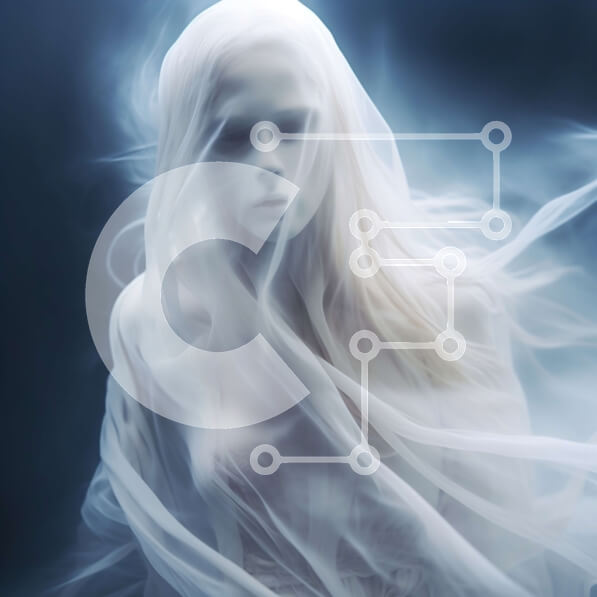 Intra Συλλεκτικό Ξύλινο Παζλ Plywood  4mm - Μυστηριώδης πλωτή γυναίκα με μακριά μαλλιά Σε Ξύλινο Κουτί - Διαστάσεις Puzzle: 10x10 cm – 25 κομμάτια