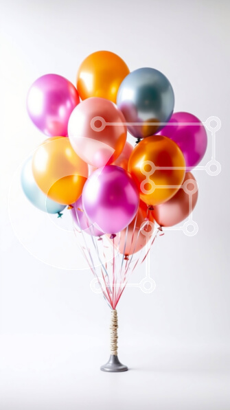 Intra Συλλεκτικό Ξύλινο Παζλ Plywood  4mm - Ζωντανά μπαλόνια στον αέρα - Ιδανικά για κάθε γιορτή Σε Ξύλινο Κουτί - Διαστάσεις Puzzle: 10x10 cm – 25 κομμάτια